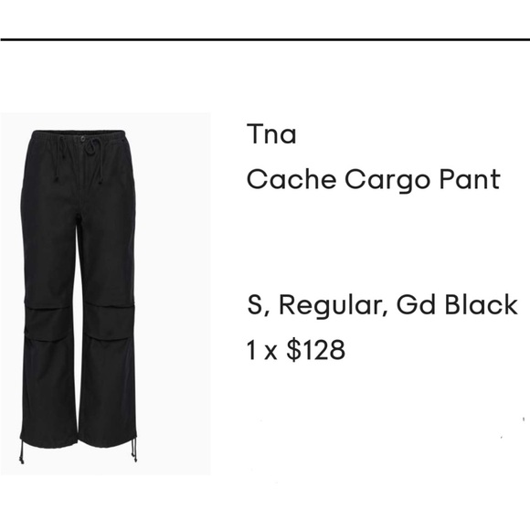 Arizta black cargo pants - Picture 1 of 5